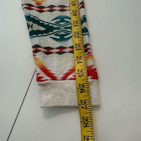 Ralph Lauren Denim & Supply Southwestern Fringed Sweatshirt SzL Western, Boho - Picture 12 of 12